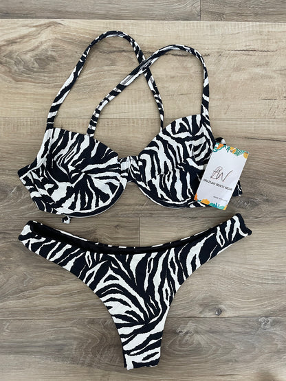 Cava Zebra Print - Bikini