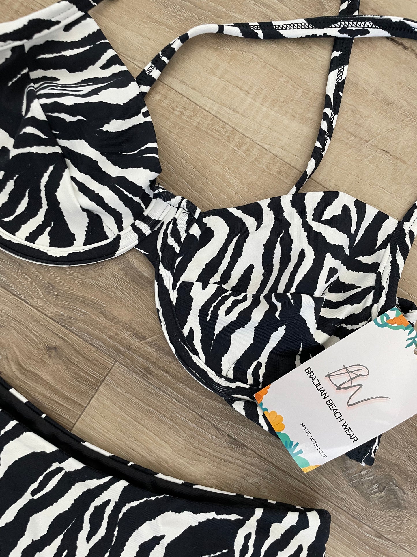 Cava Zebra Print - Bikini